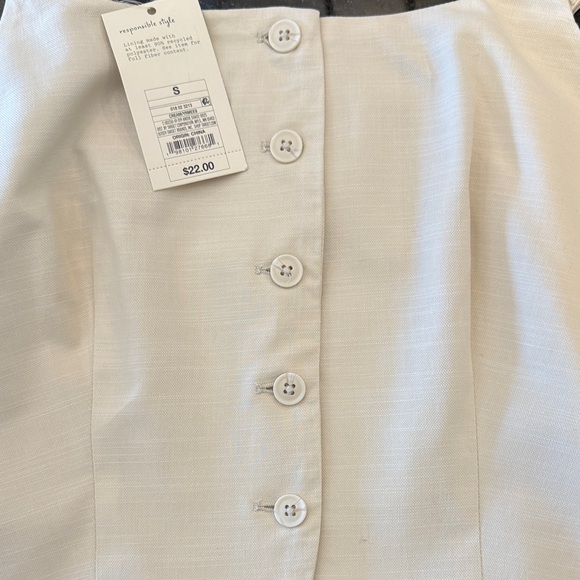 a new day Black and Cream Button-Down Camisoles - Picture 4 of 9